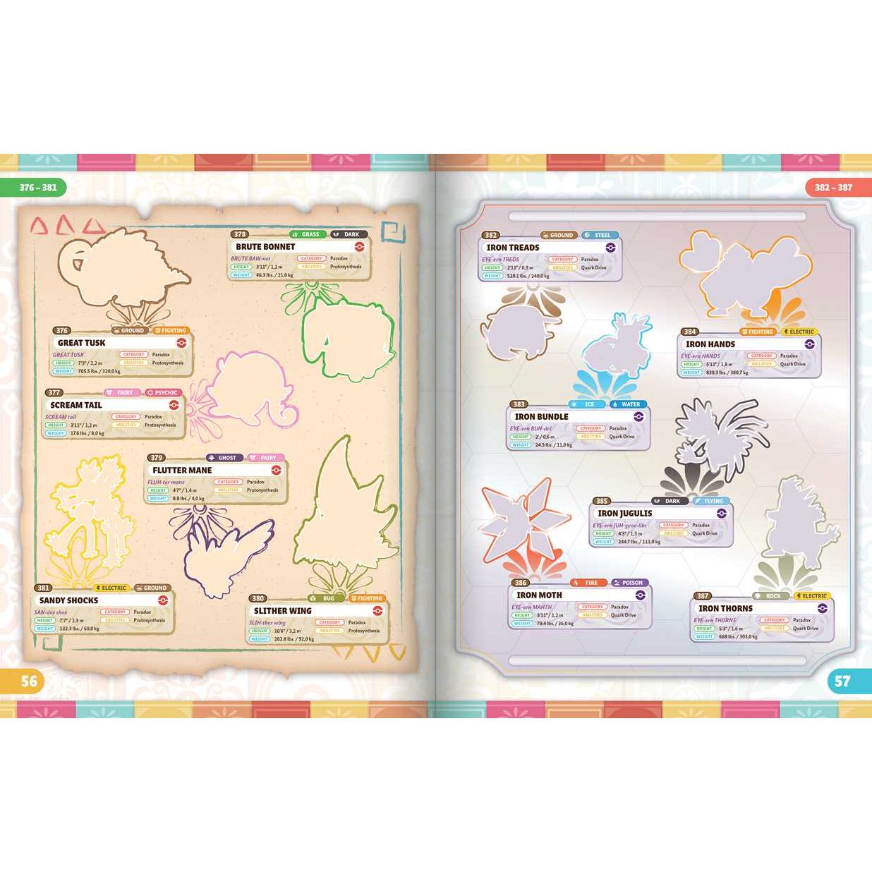 Pokémon The Official Sticker Book Of The Paldea Region  by Pikachu Press: Paperback; 126 pages / English