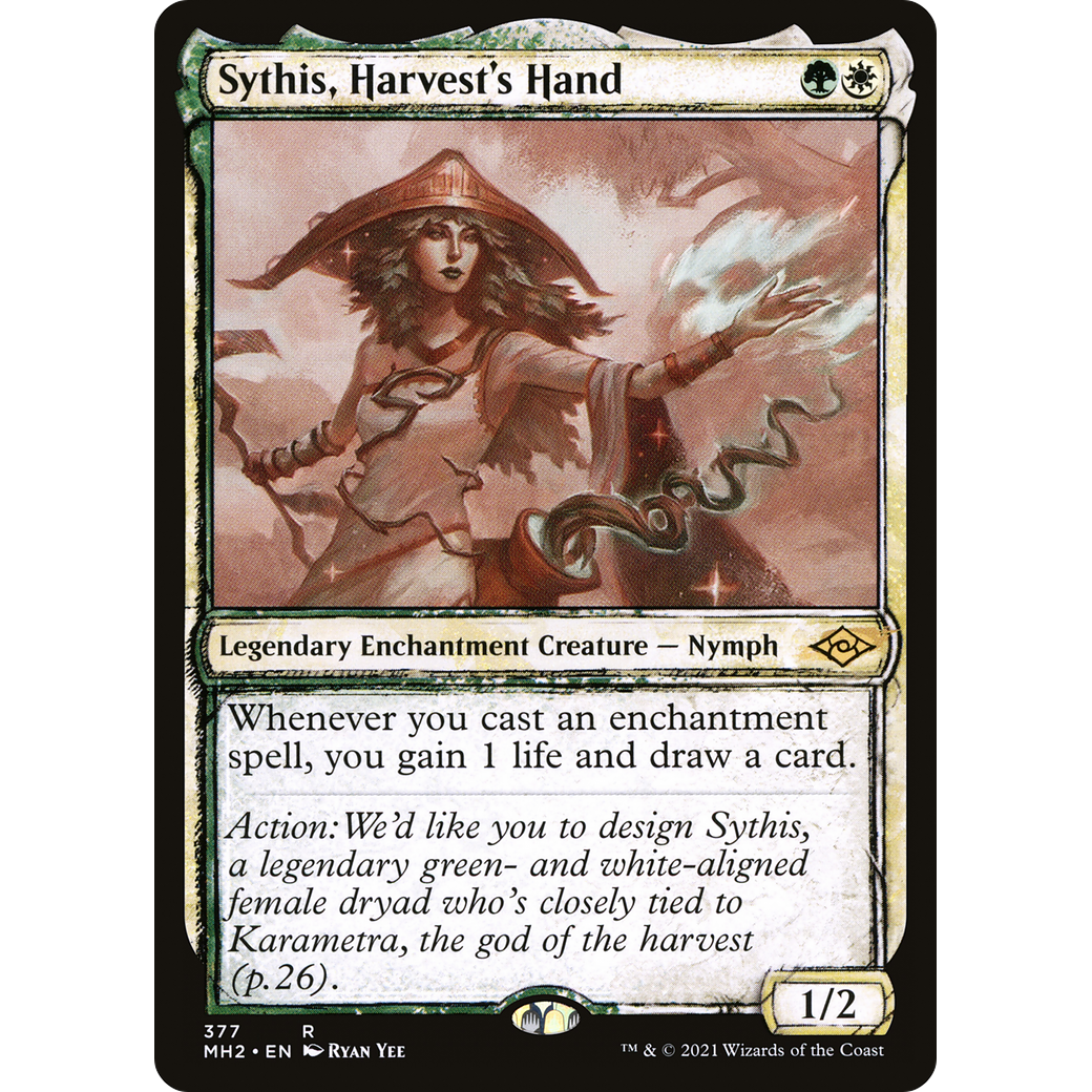 Sythis, Harvest's Hand (Showcase) (MH2-377) - Modern Horizons 2: (Showcase) Foil