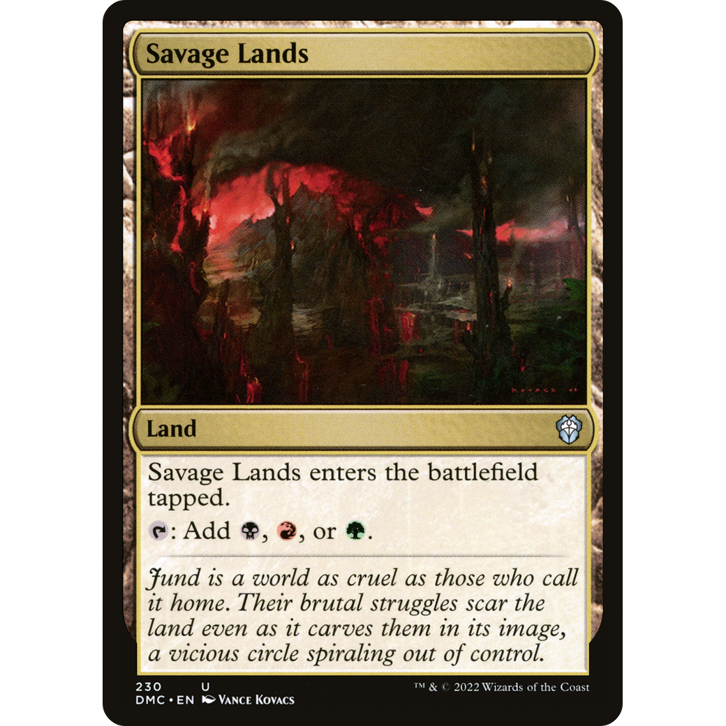 Savage Lands (DMC-230) - Dominaria United Commander