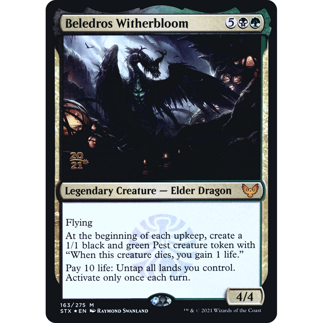 Beledros Witherbloom (PRE-163) - Strixhaven: School of Mages Promos Foil