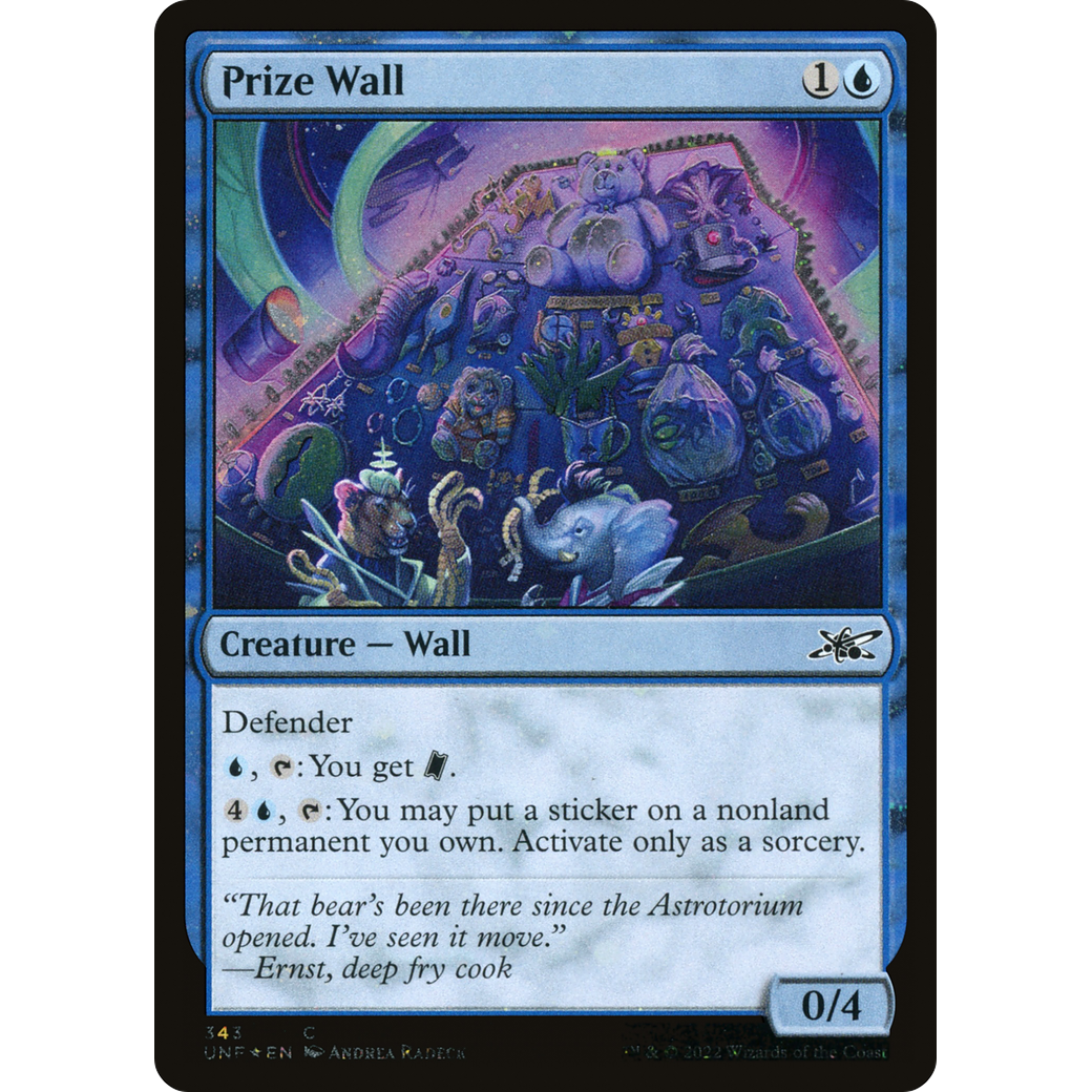 Prize Wall (Galaxy Foil) (UNF-343) - Unfinity Foil
