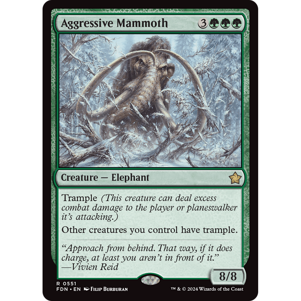Aggressive Mammoth (FDN-551) - Foundations