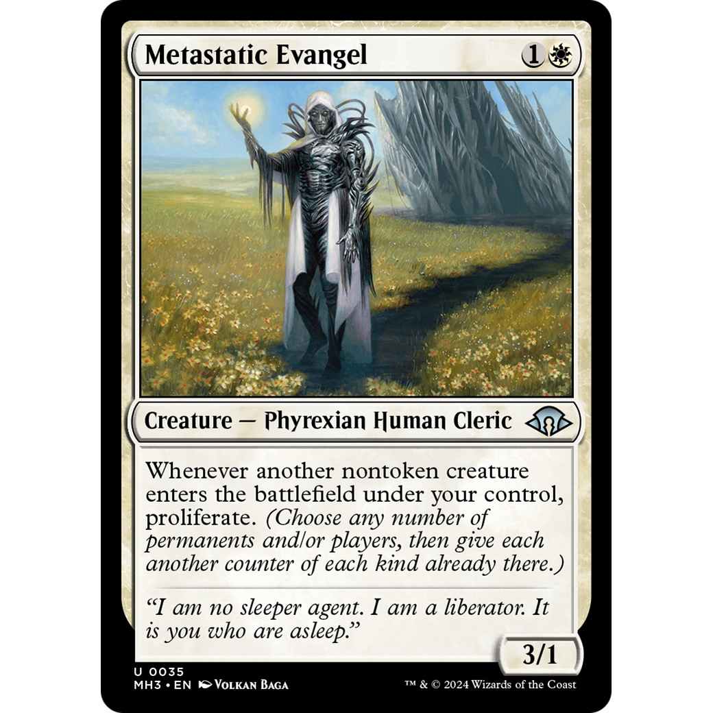 Metastatic Evangel (MH3-035) - Modern Horizons 3 Foil