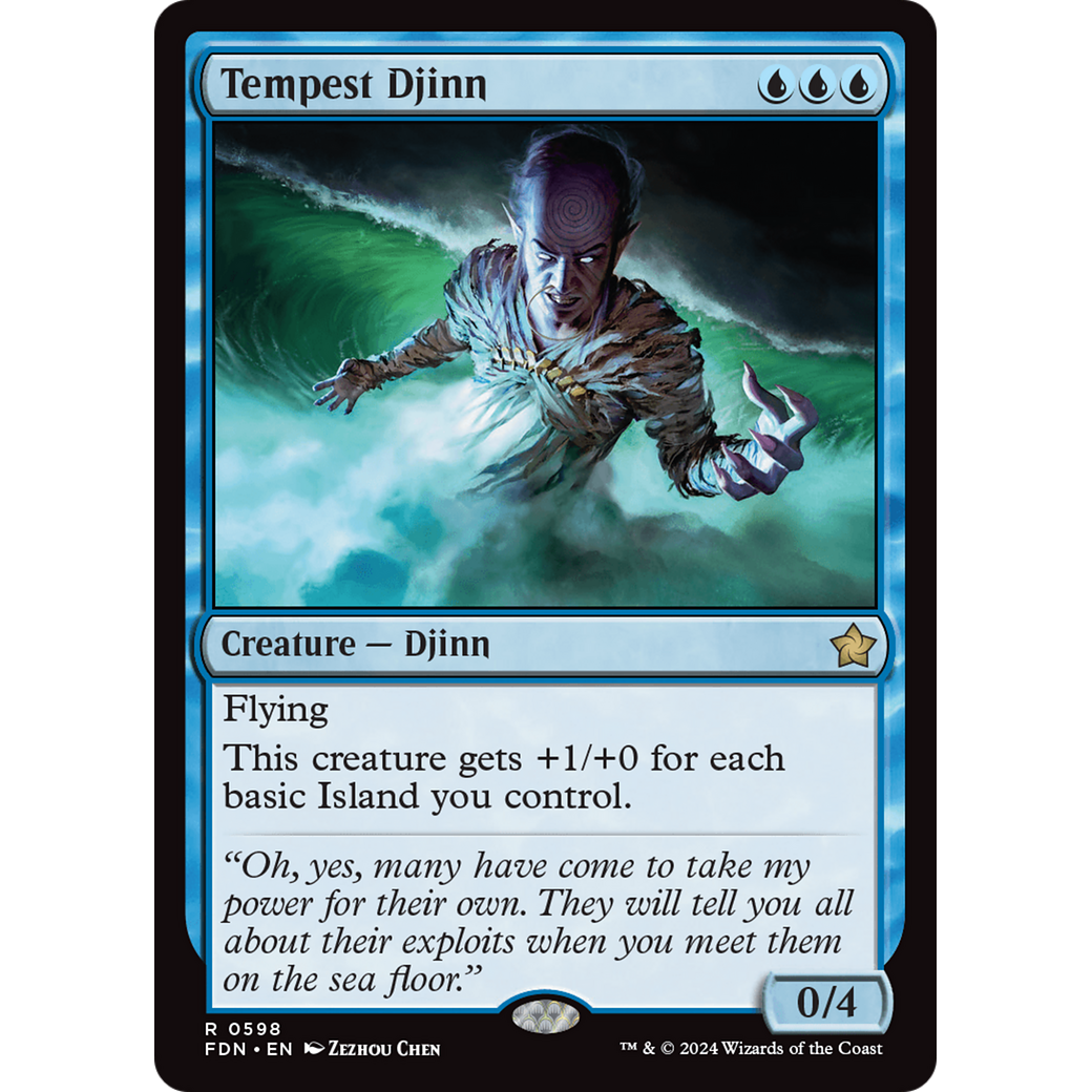 Tempest Djinn (FDN-598) - Foundations