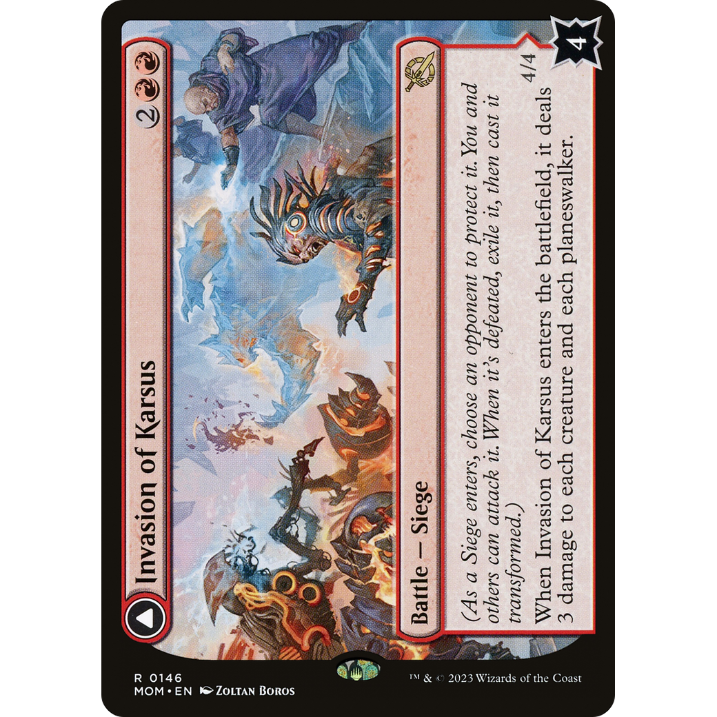 Invasion of Karsus // Refraction Elemental (MOM-146) - March of the Machine Foil
