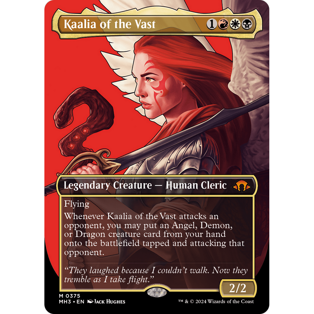 Kaalia of the Vast (MH3-375) - Modern Horizons 3 (Borderless) Foil