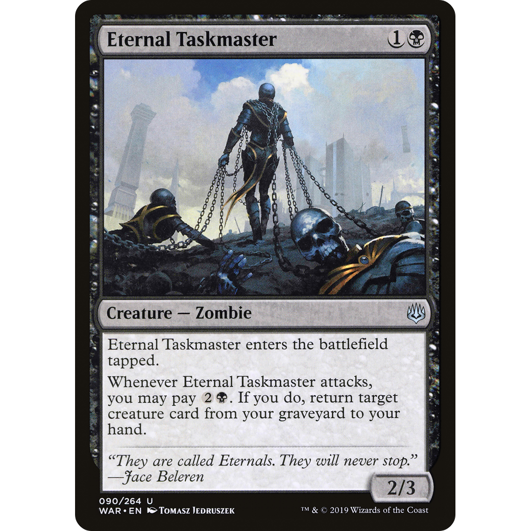 Eternal Taskmaster (WAR-090) - War of the Spark Foil