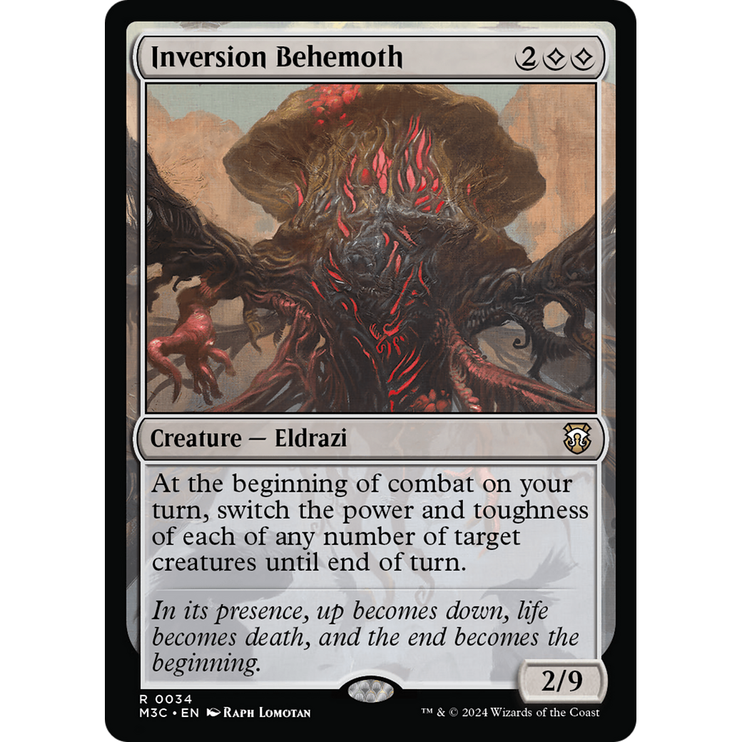 Inversion Behemoth (M3C-034) - Modern Horizons 3 Commander Foil
