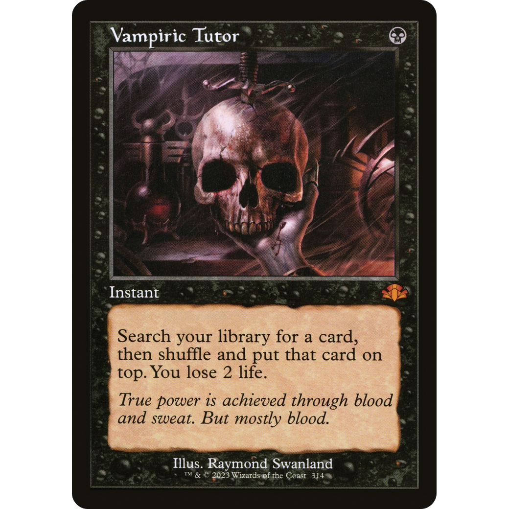 Vampiric Tutor (Retro Frame) (DMR-314) - Dominaria Remastered