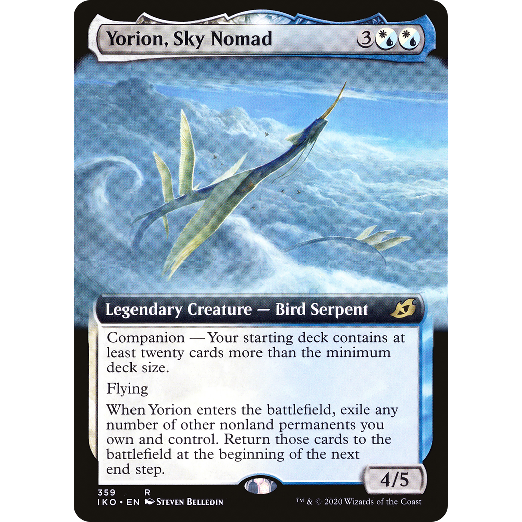 Yorion, Sky Nomad (Extended Art) (IKO-359) - Ikoria: Lair of Behemoths: (companion, Extended Art) Foil
