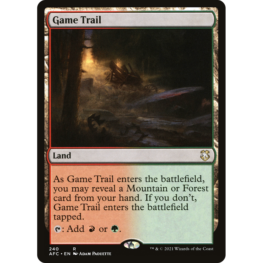 Game Trail (AFC-240) - Forgotten Realms Commander