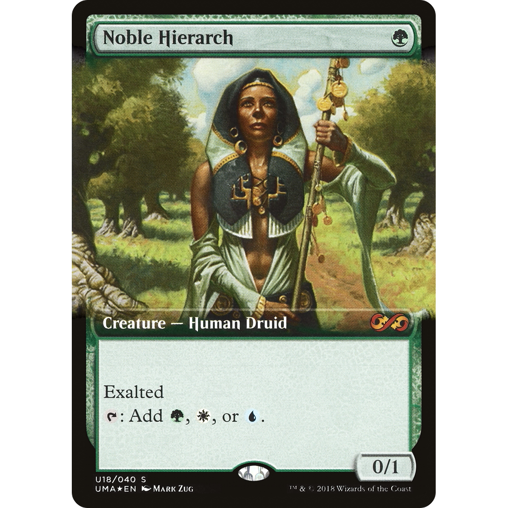 Noble Hierarch (UMA:BT-U18) - Ultimate Box Topper: (Extended Art) Foil