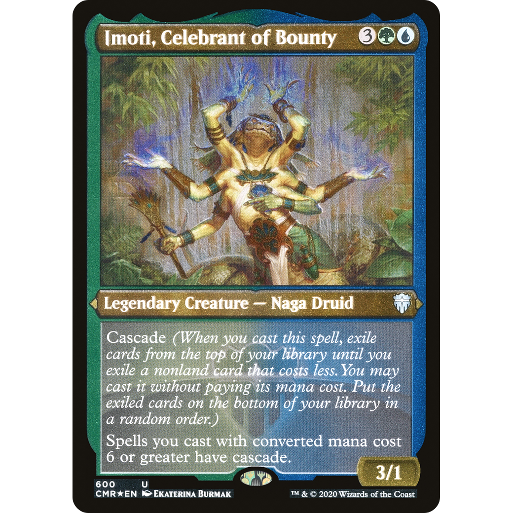 Imoti, Celebrant of Bounty (Foil Etched) (CMR-600) - Commander Legends Foil