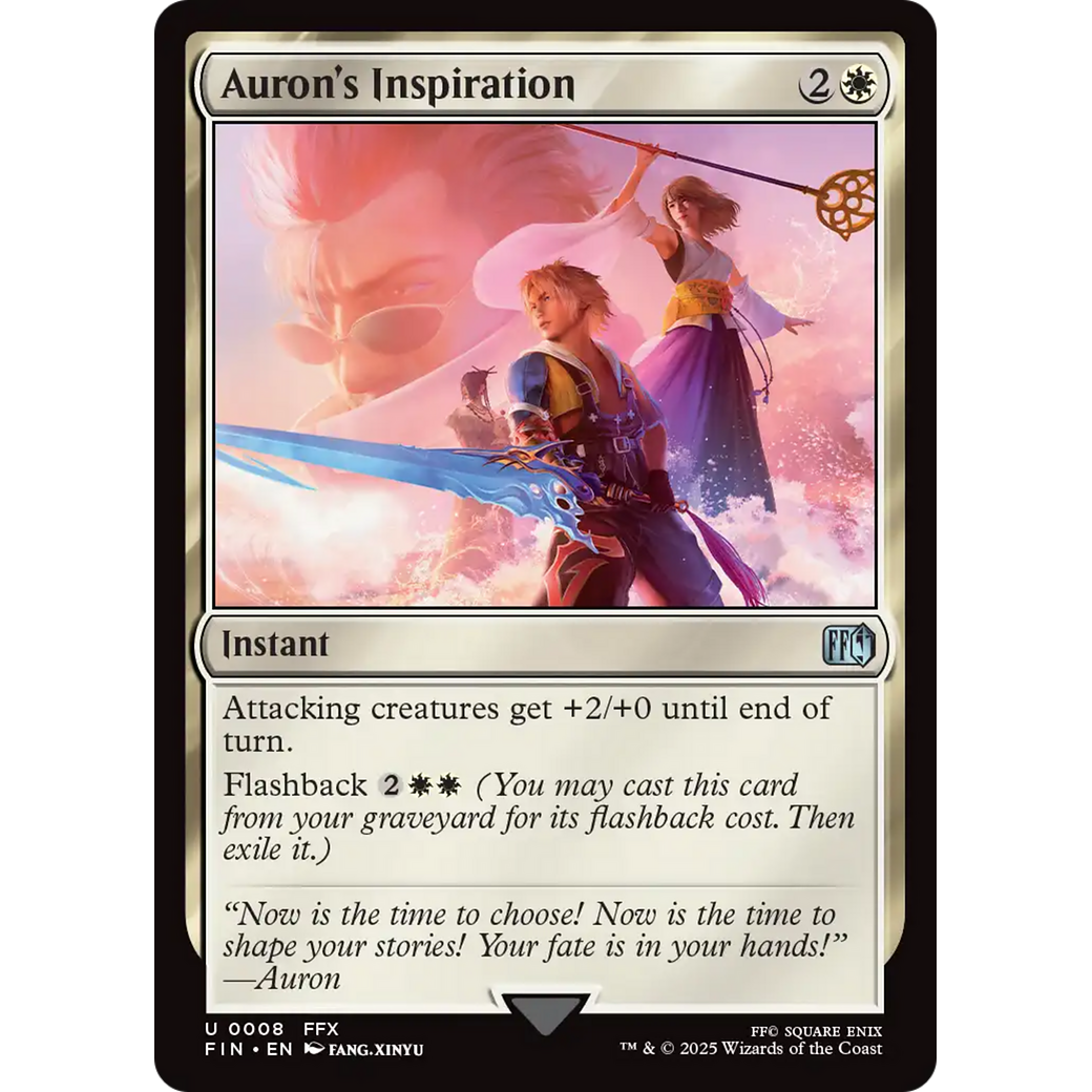 Auron's Inspiration (FIN-008) - FINAL FANTASY Foil