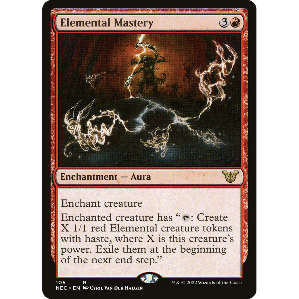 Elemental Mastery (NEC-105) - Neon Dynasty Commander