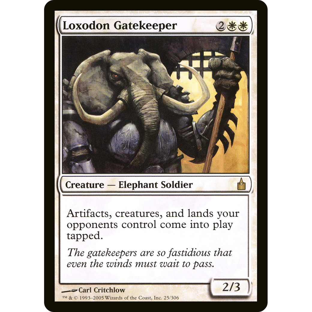 Loxodon Gatekeeper (RAV-025) - Ravnica: City of Guilds