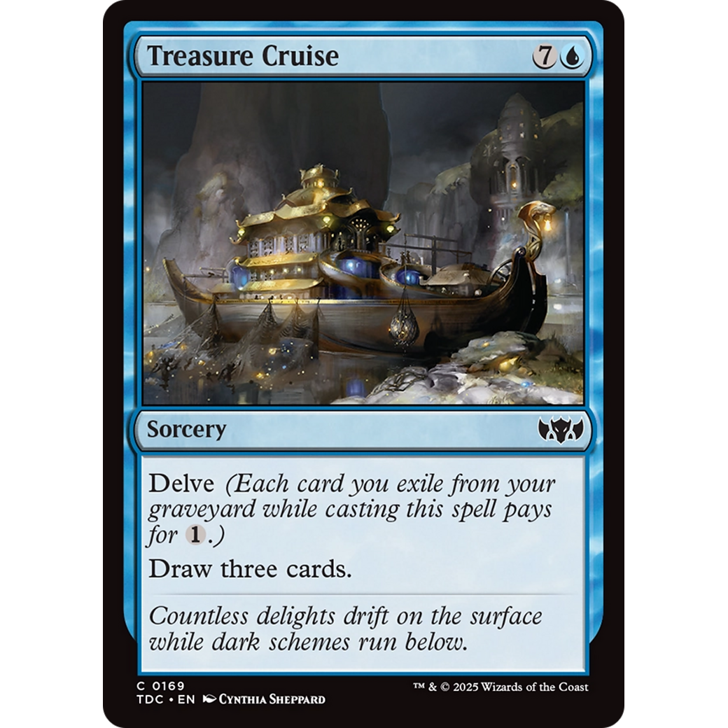 Treasure Cruise (TDC-169) - Commander: Tarkir: Dragonstorm