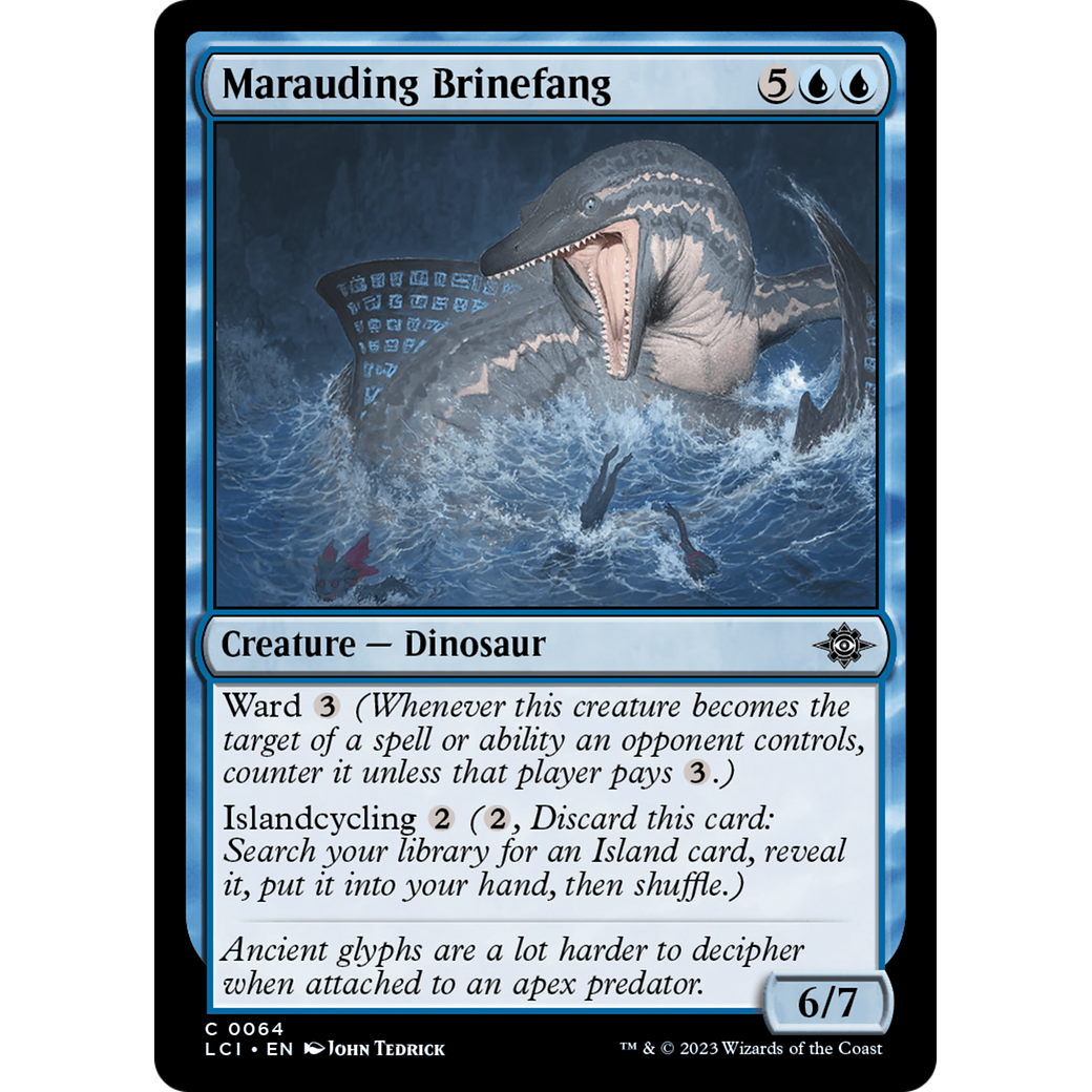 Marauding Brinefang (LCI-064) - The Lost Caverns of Ixalan Foil