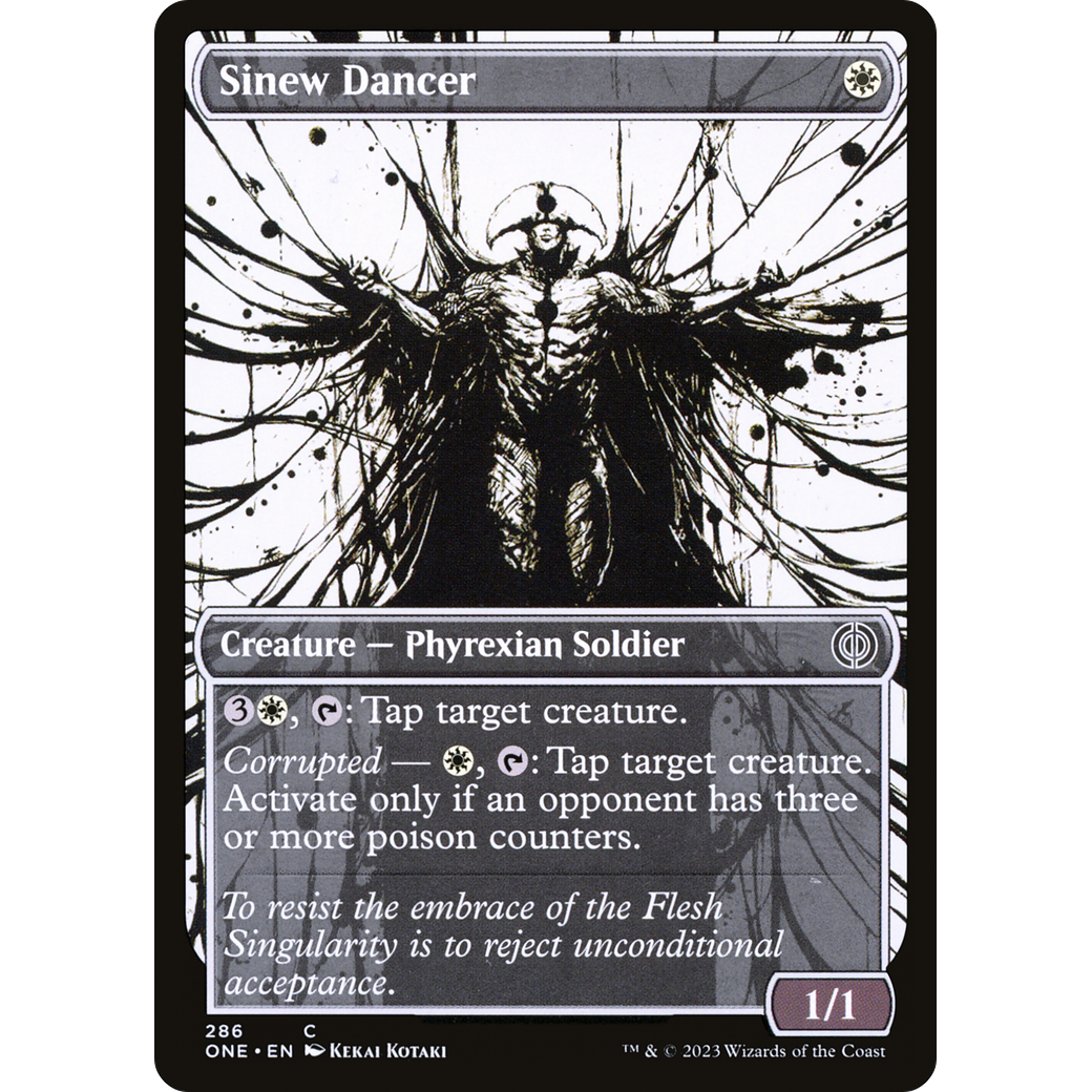 Sinew Dancer (ONE-286) - Phyrexia: All Will Be One: (Showcase)