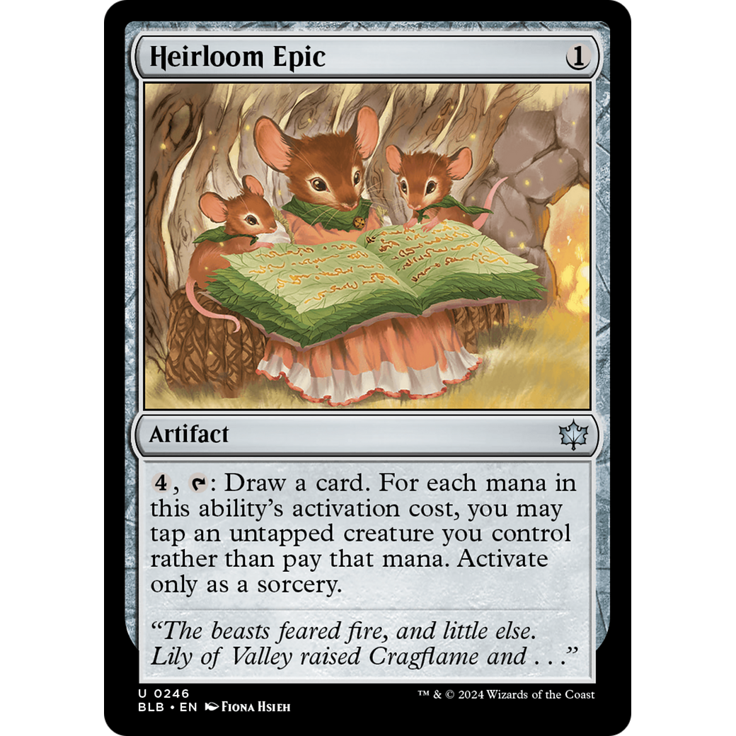 Heirloom Epic (BLB-246) - Bloomburrow Foil