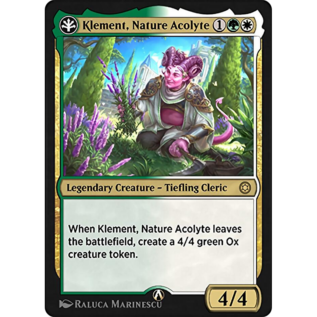 Klement, Nature Acolyte (HBG-01G) - Alchemy Horizons: Baldur's Gate