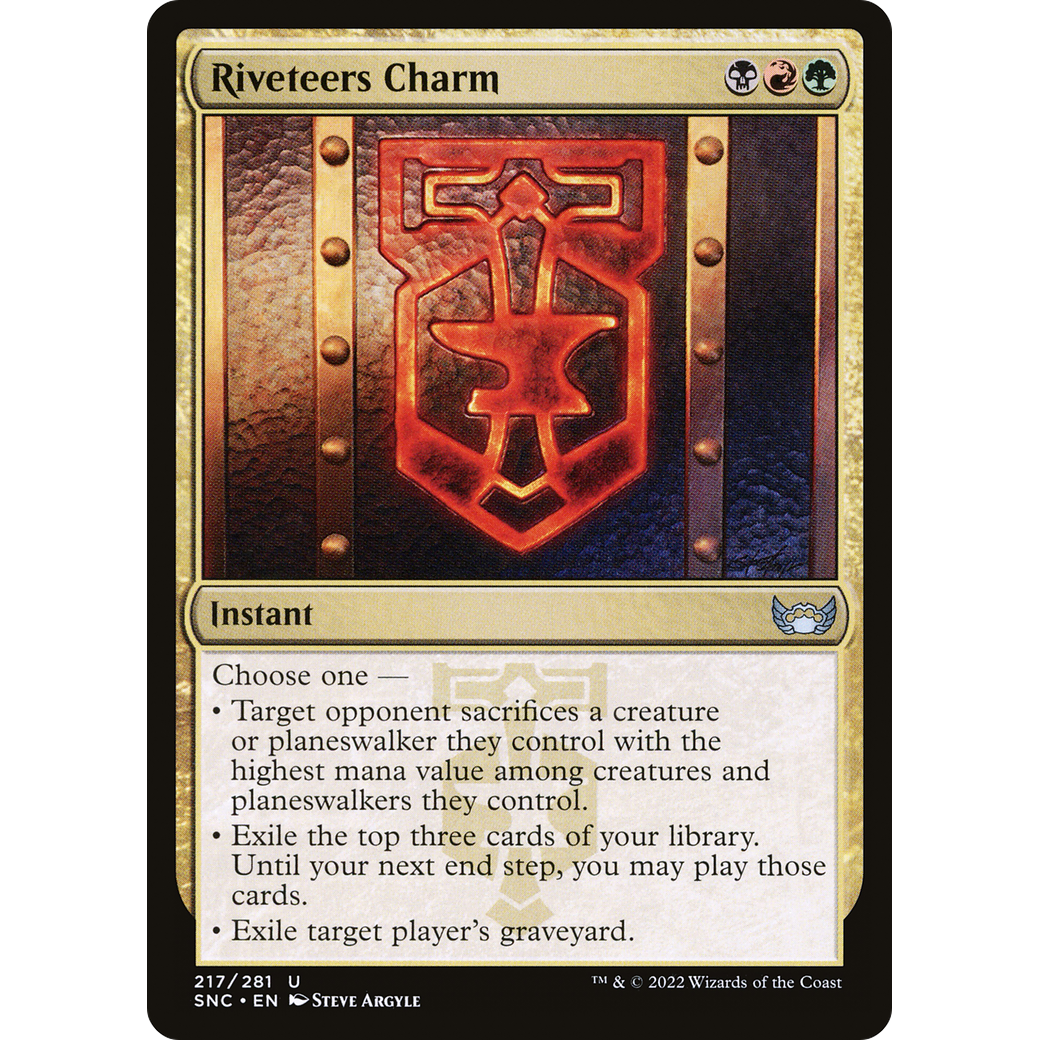 Riveteers Charm (SNC-217) - Streets of New Capenna