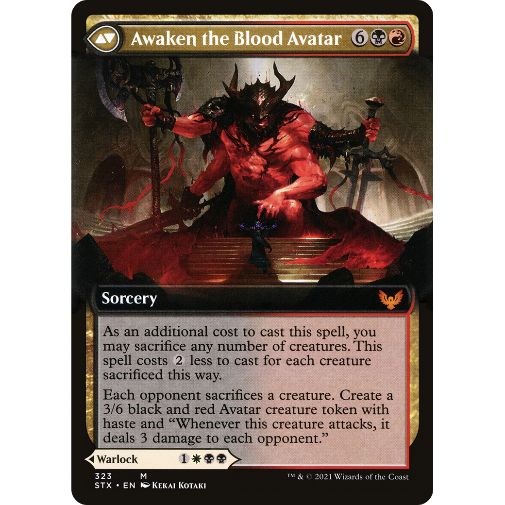 Extus, Oriq Overlord (Extended Art) (STX-323) - Strixhaven: School of Mages: (Extended Art) Foil