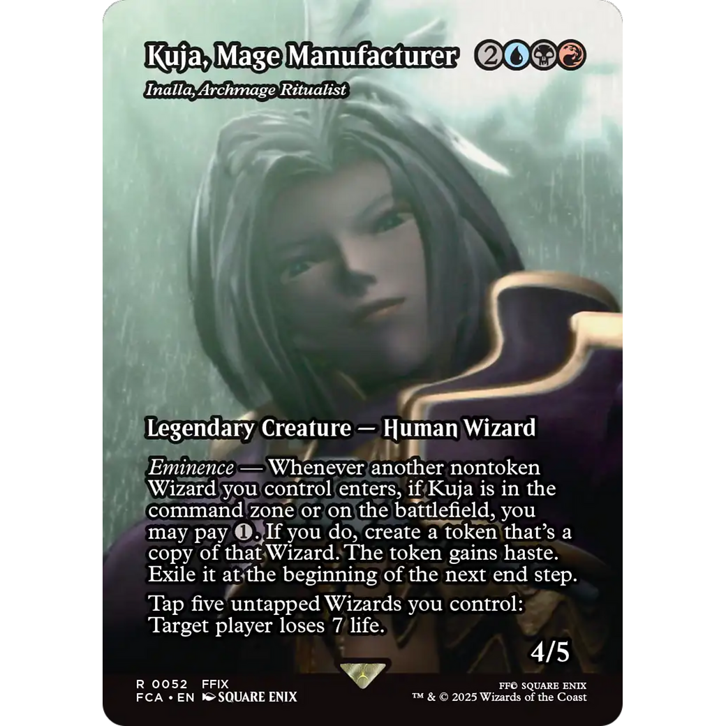 Kuja, Mage Manufacturer - Inalla, Archmage Ritualist (Showcase) (FCA-052) - FINAL FANTASY: Through the Ages / Kuja, Mage Manufacturer (Borderless)