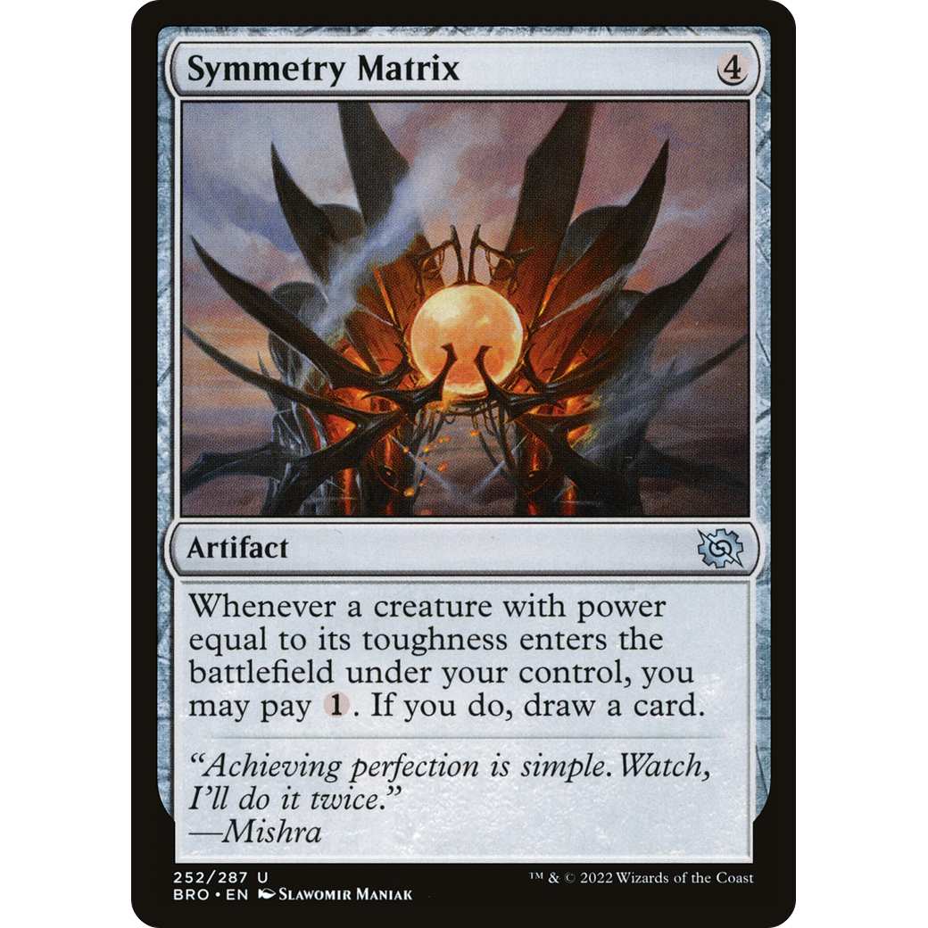 Symmetry Matrix (BRO-252) - The Brothers' War Foil