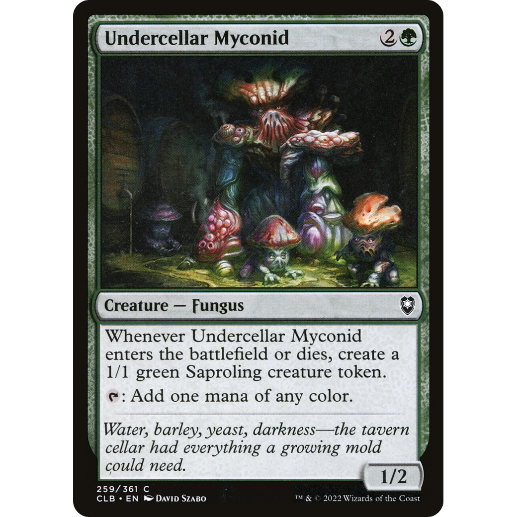 Undercellar Myconid (CLB-259) - Commander Legends: Battle for Baldur's Gate