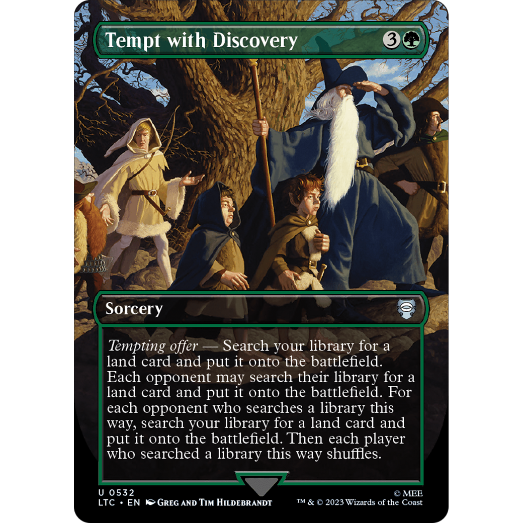 Tempt with Discovery (LTC-532) - Tales of Middle-earth Commander (Borderless) Foil