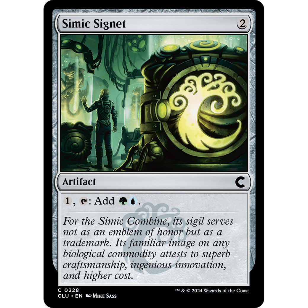 Simic Signet (CLU-228) - Ravnica: Clue Edition