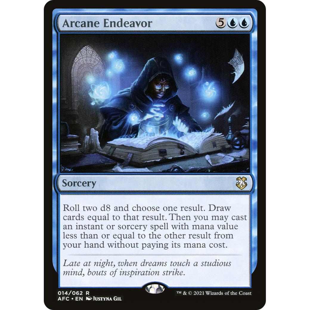 Arcane Endeavor (AFC-014) - Forgotten Realms Commander