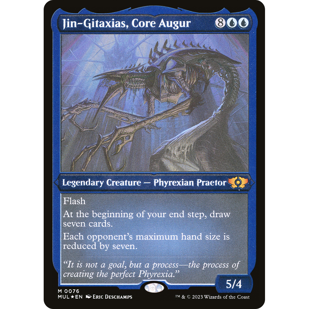 Jin-Gitaxias, Core Augur (Foil Etched) (MUL-076) - Multiverse Legends Foil