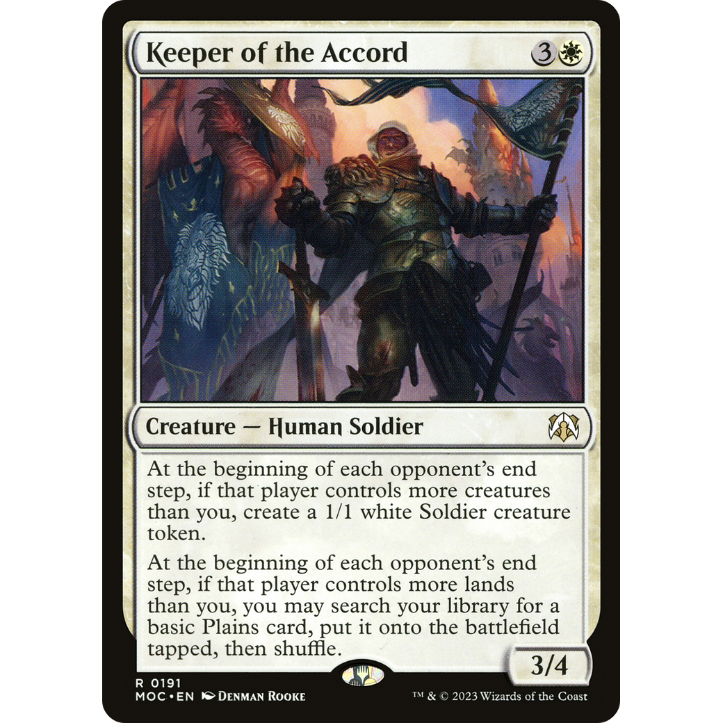 Keeper of the Accord (MOC-191) - March of the Machine Commander