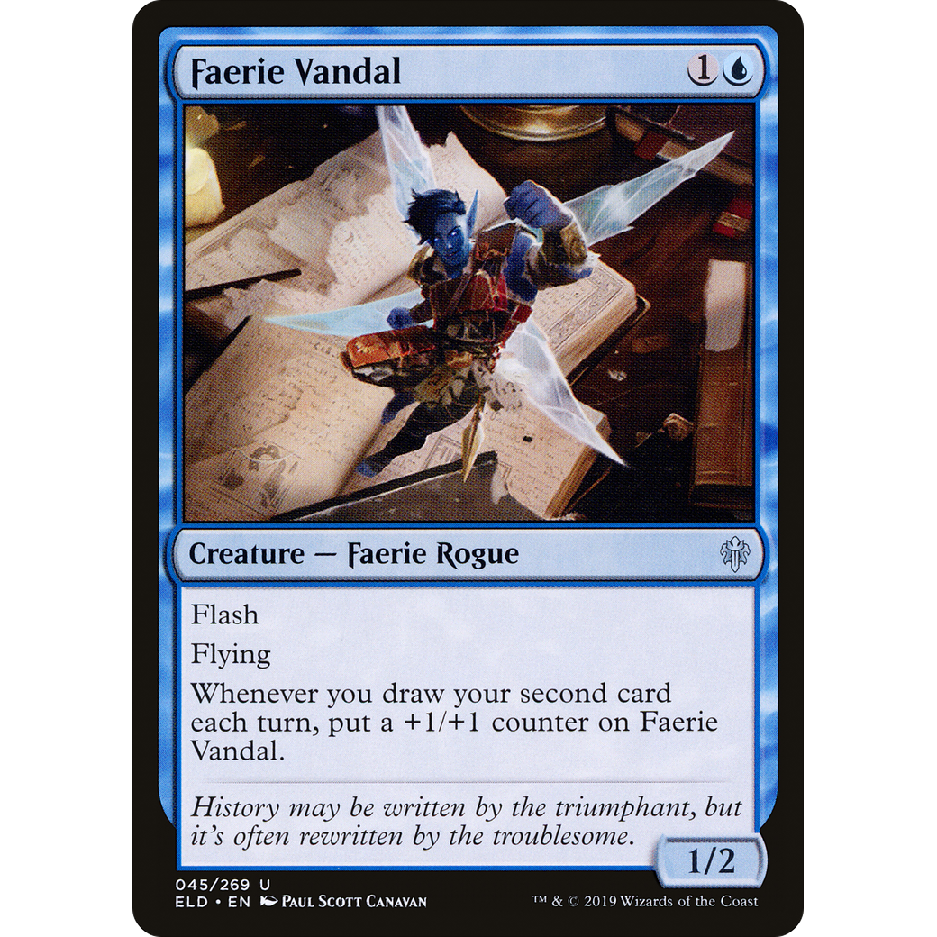Faerie Vandal (ELD-045) - Throne of Eldraine