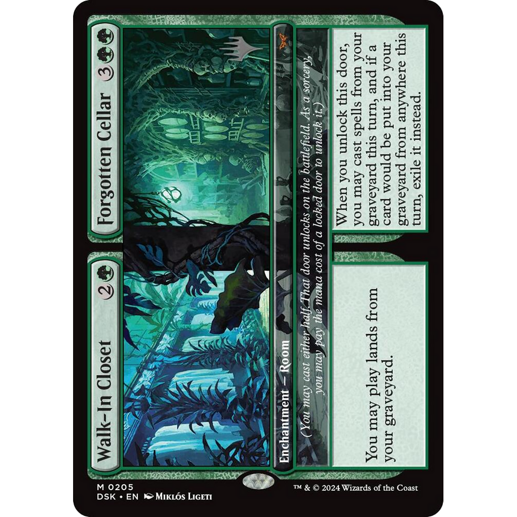 Walk-In Closet // Forgotten Cellar (PPDSK-205P) - Duskmourn: House of Horror Promos
