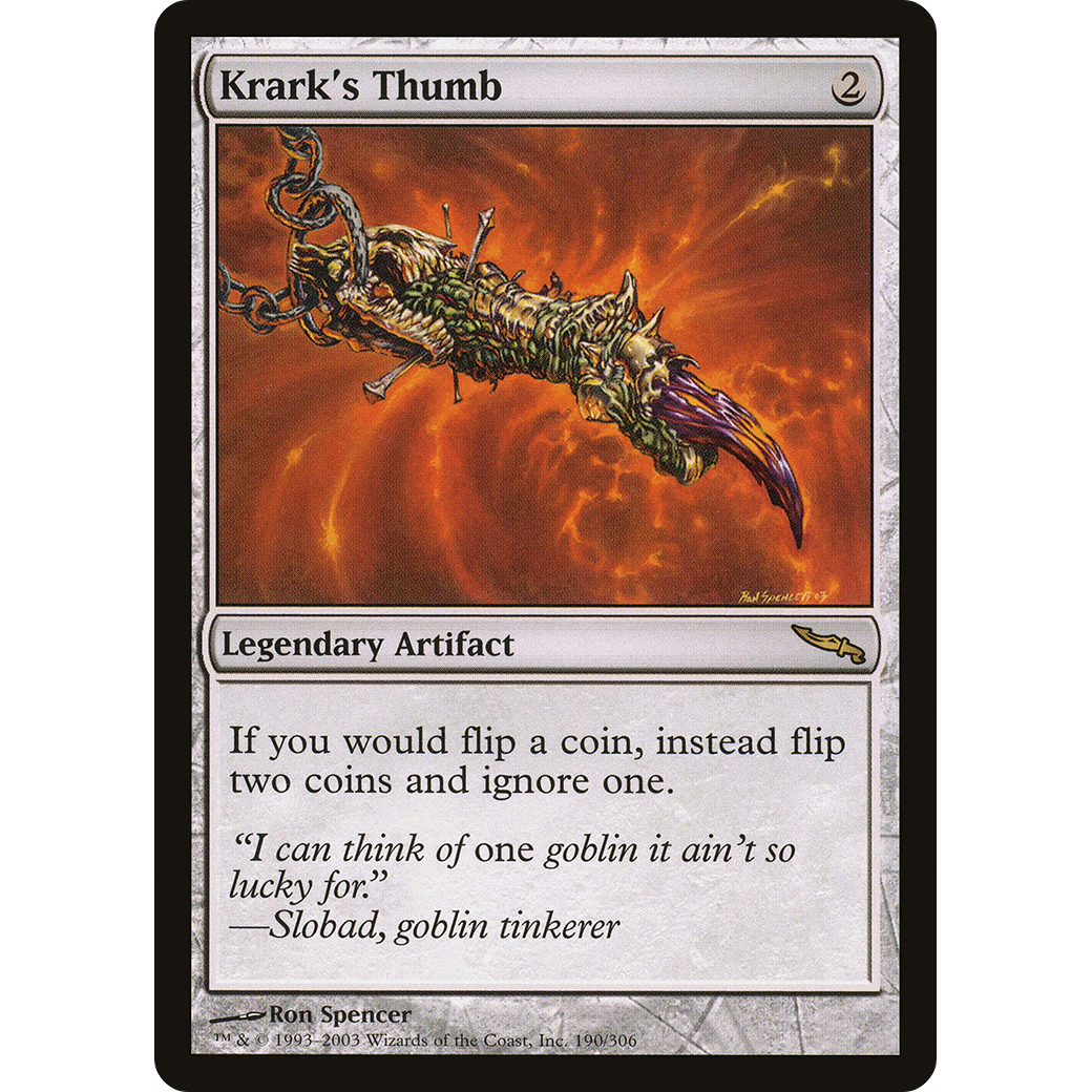 Krark's Thumb (MRD-190) - Mirrodin Foil