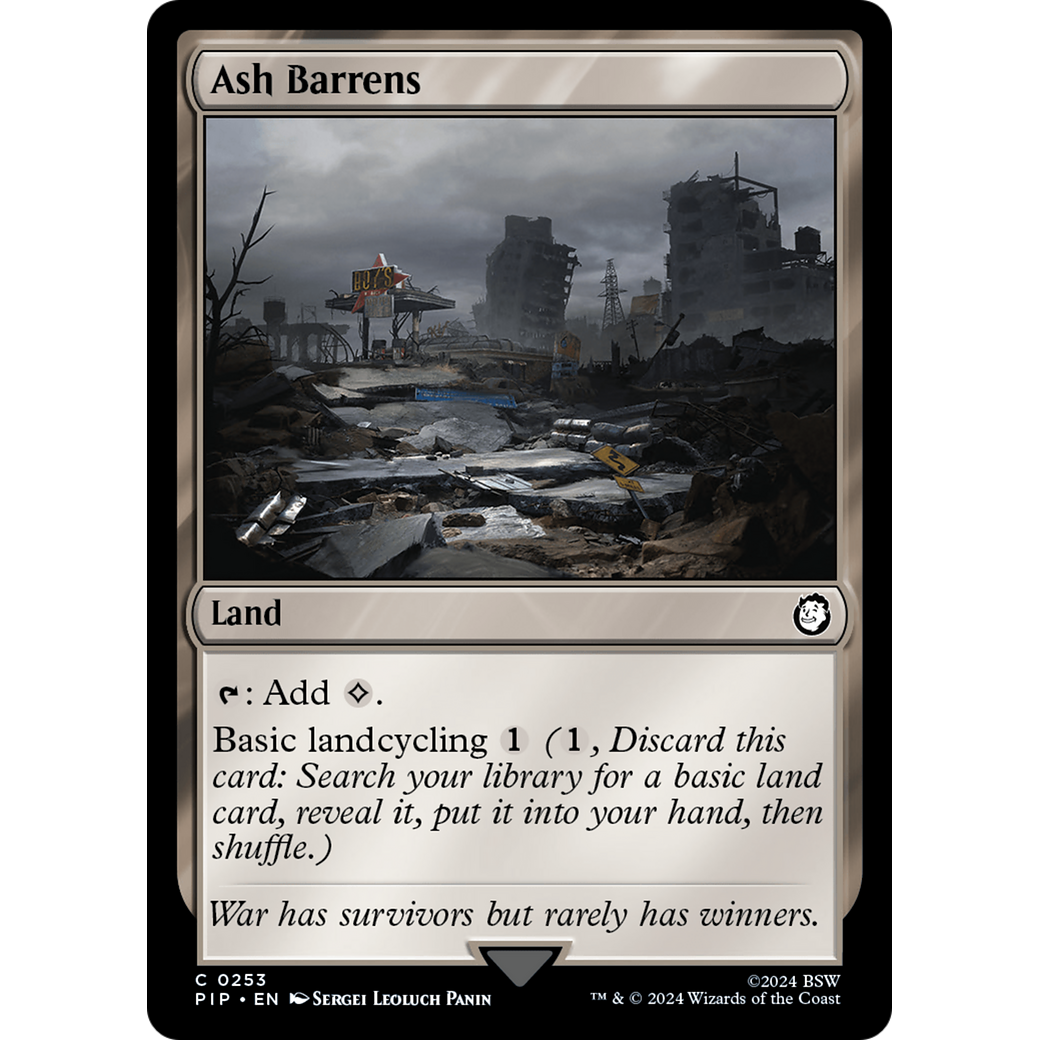 Ash Barrens (PIP-253) - Fallout Foil