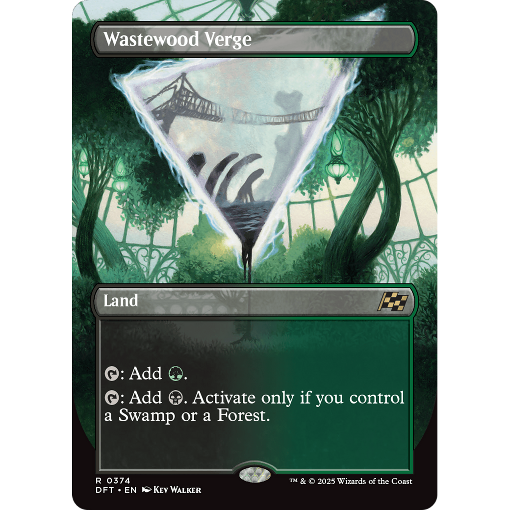 Wastewood Verge (DFT-374) - Aetherdrift (Borderless) Foil