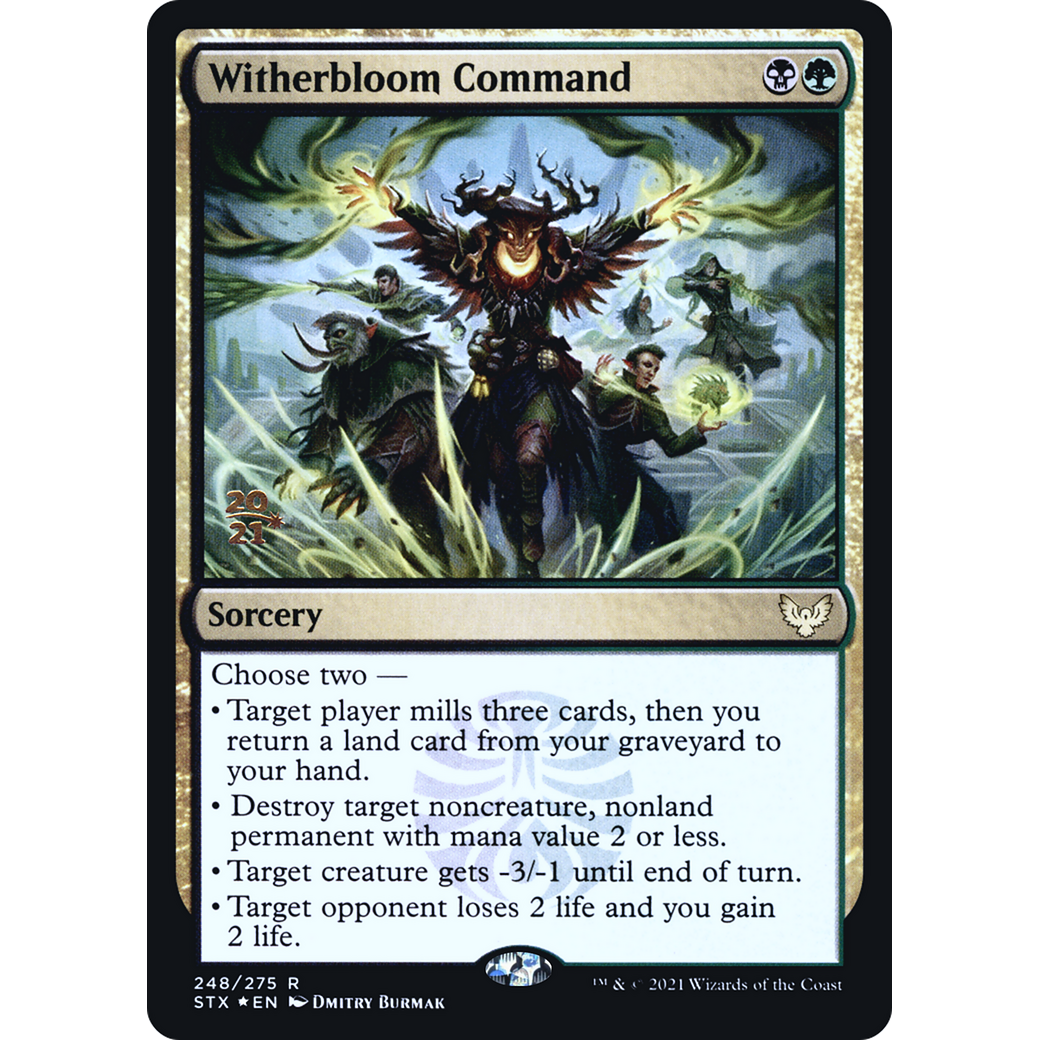 Witherbloom Command (PRE-248) - Strixhaven: School of Mages Promos Foil