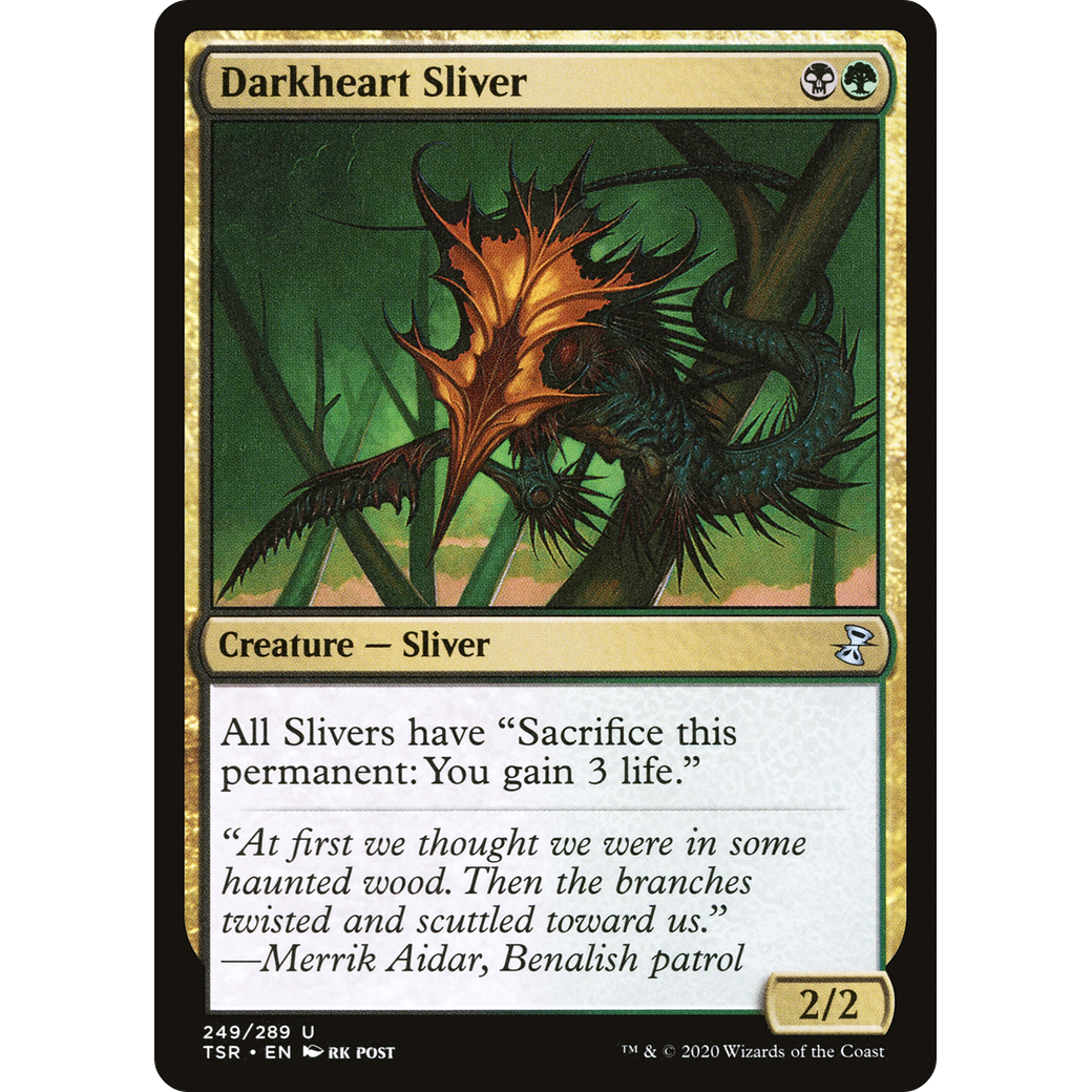 Darkheart Sliver (TSR-249) - Time Spiral Remastered