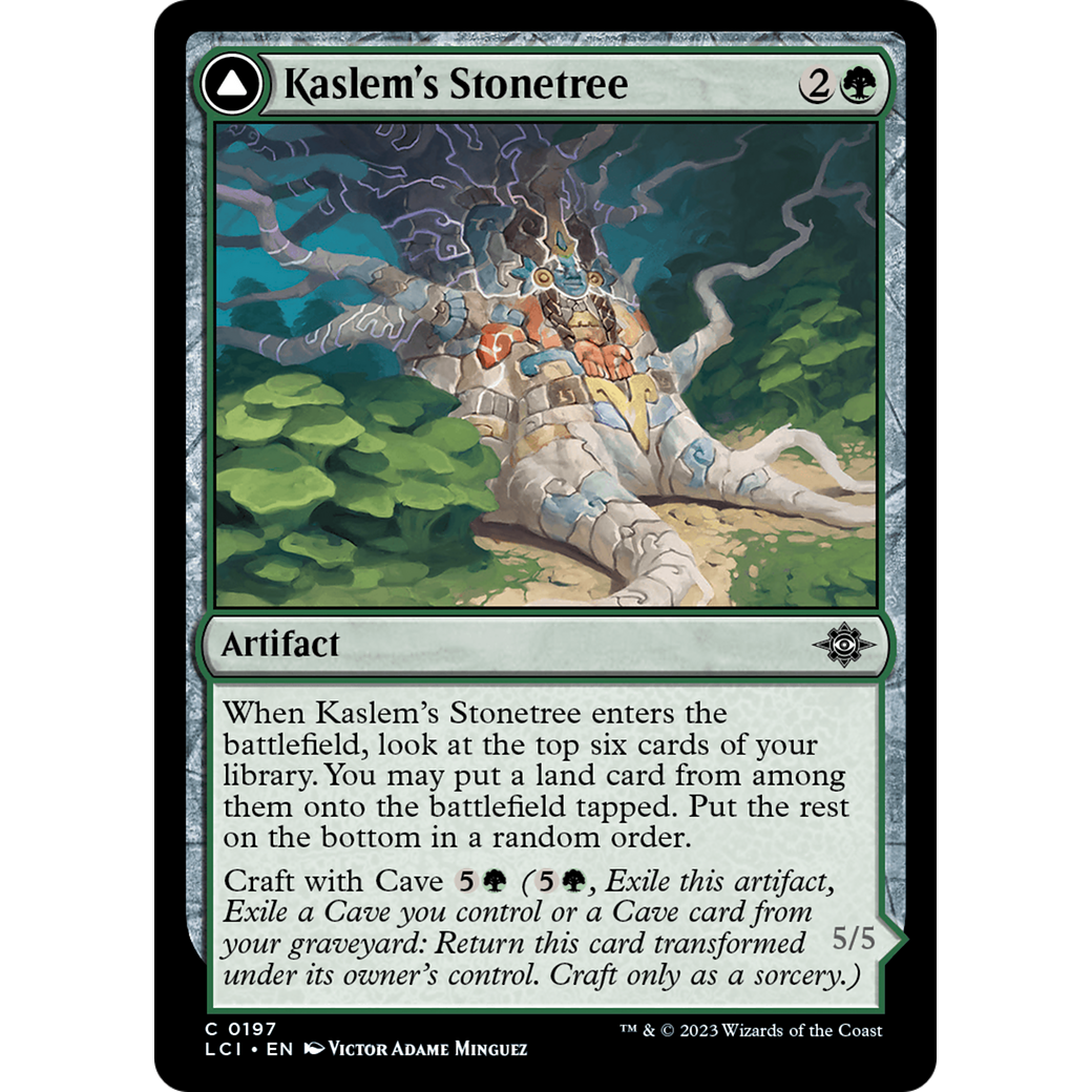 Kaslem's Stonetree // Kaslem's Strider (LCI-197) - The Lost Caverns of Ixalan