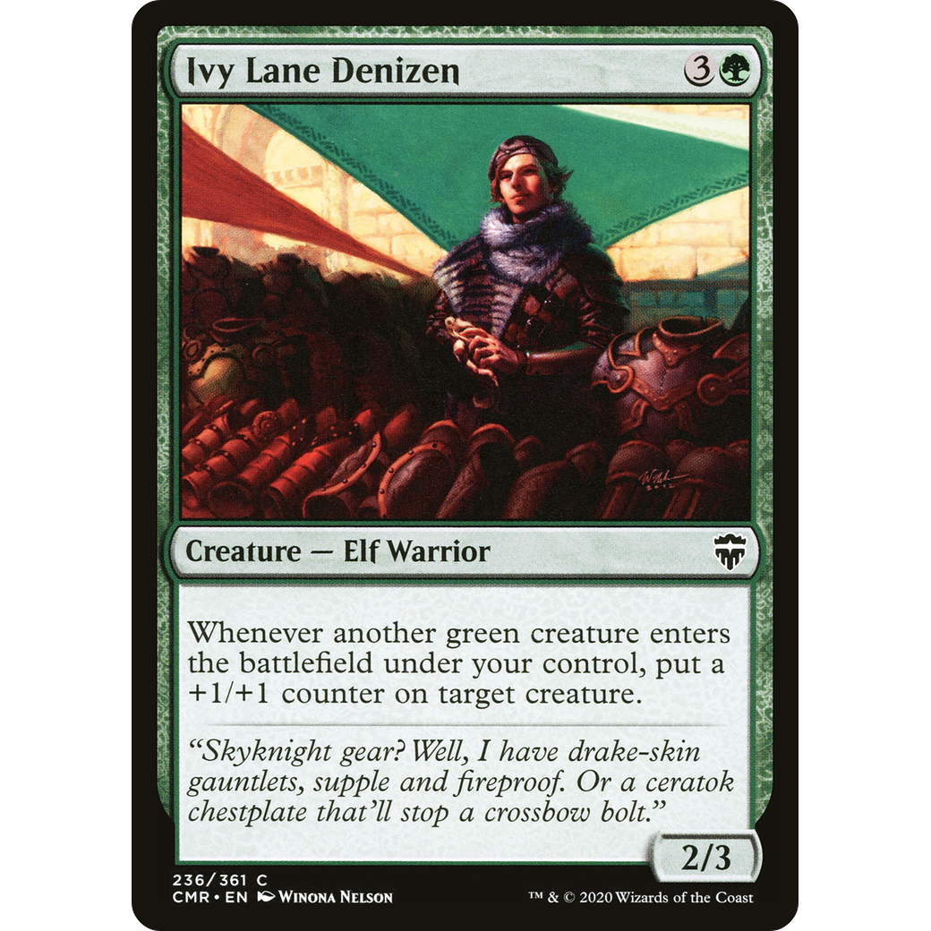 Ivy Lane Denizen (CMR-236) - Commander Legends Foil