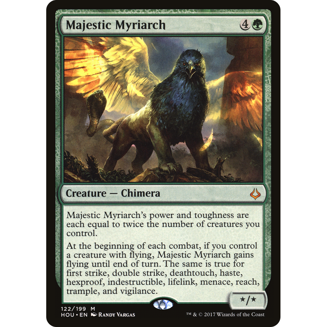 Majestic Myriarch (HOU-122) - Hour of Devastation Foil