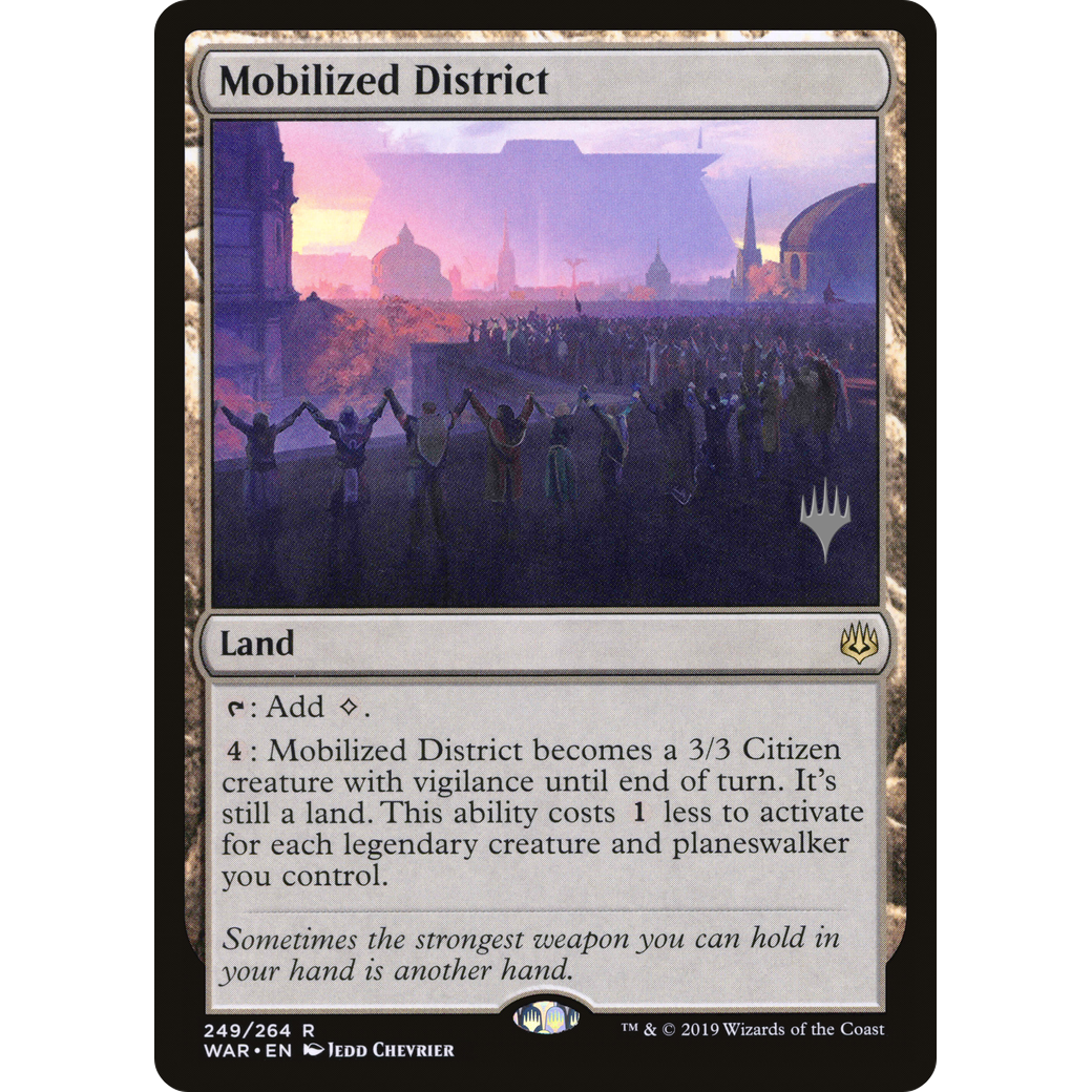 Mobilized District (PPM20-249) - War of the Spark Promos