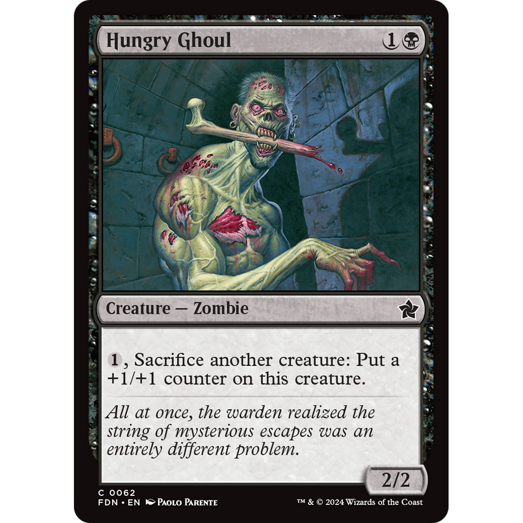 Hungry Ghoul (FDN-062) - Foundations Foil