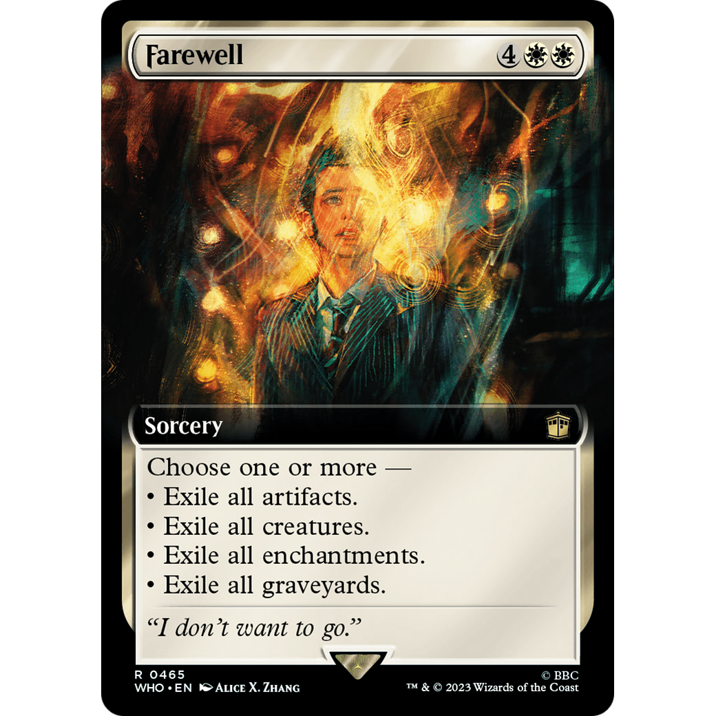 Farewell (Extended Art) (WHO-465) - Doctor Who: (Extended Art)