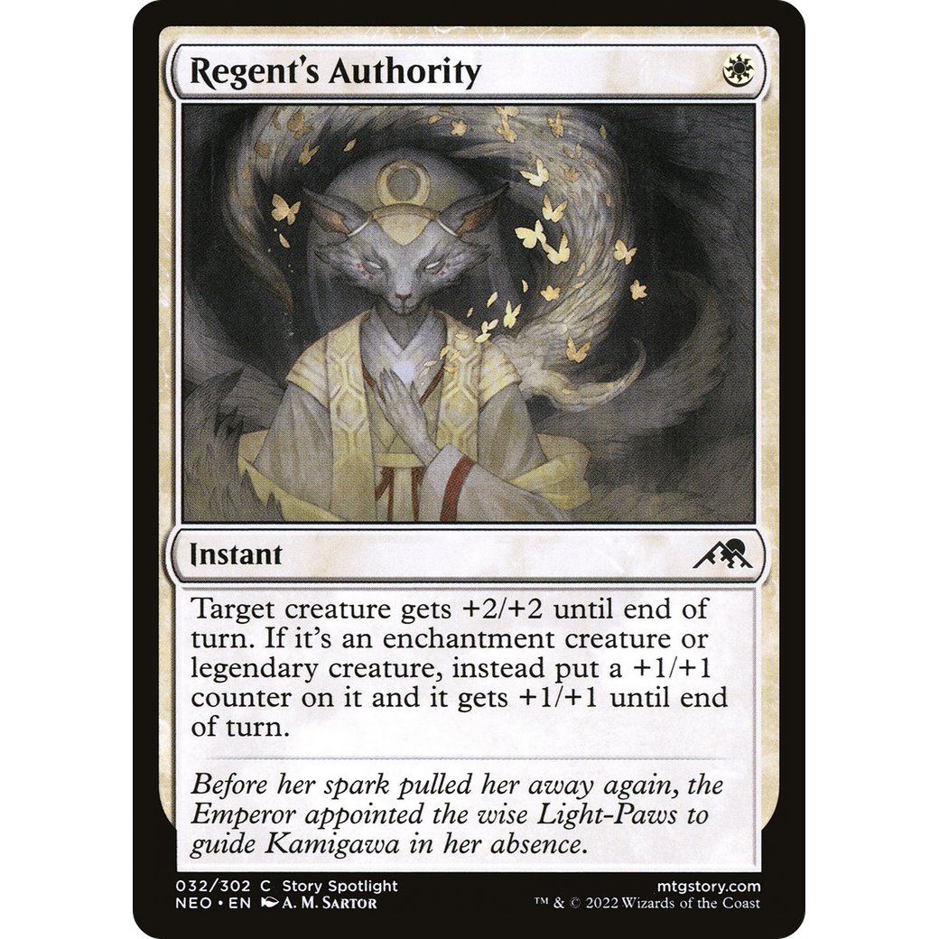 Regent's Authority (NEO-032) - Kamigawa: Neon Dynasty