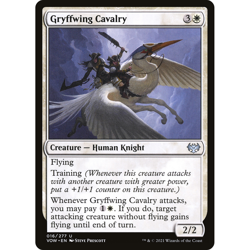 Gryffwing Cavalry (VOW-016) - Innistrad: Crimson Vow Foil